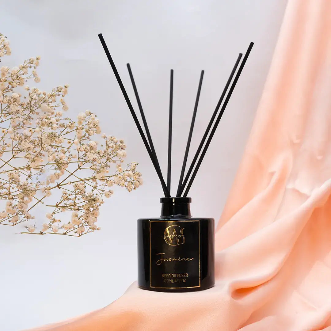 Jasmine Reed Diffuser – Night Blooming Elegance – The Candle Wick Store