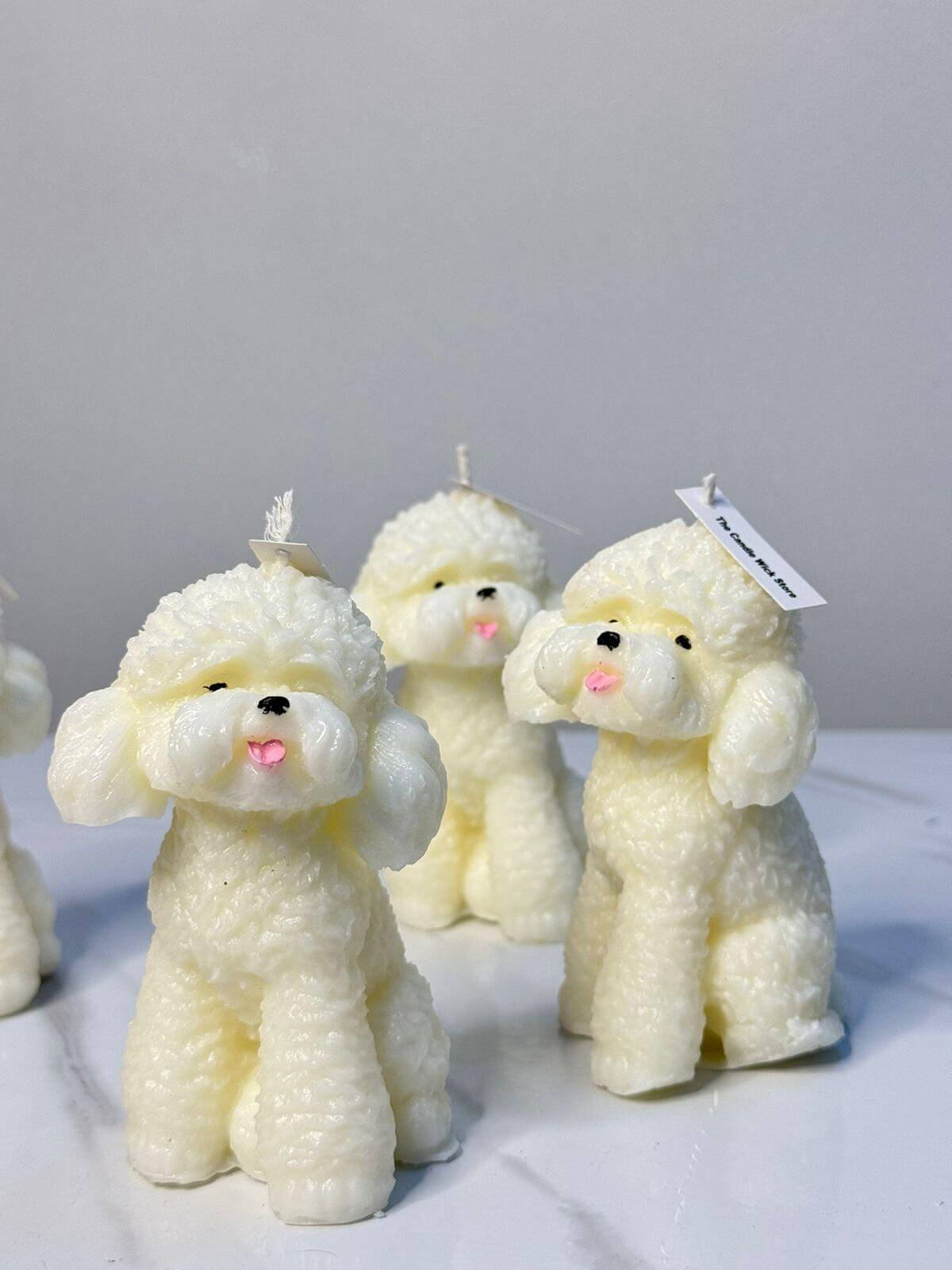 Puppy Candle - Adorable Cockapoo Poodle Design – The Candle Wick Store
