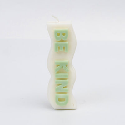 “Be Kind” Candle in green