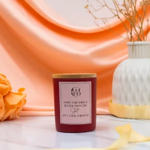 Mothers Day custmized scented candle