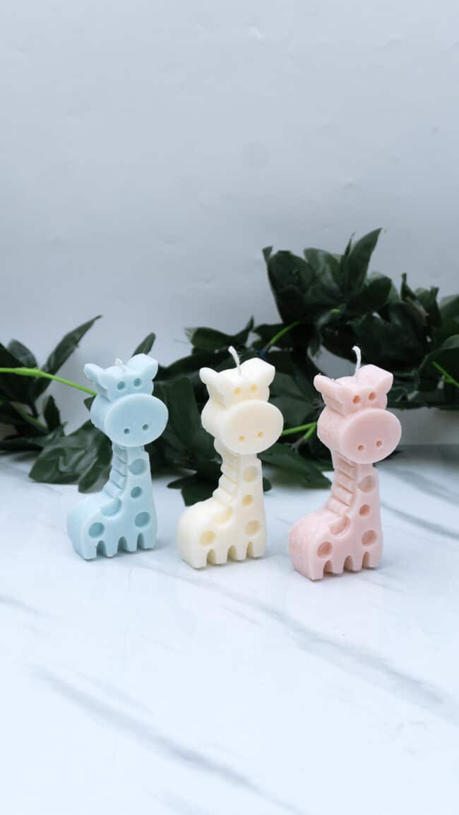 Giraffe scented candles